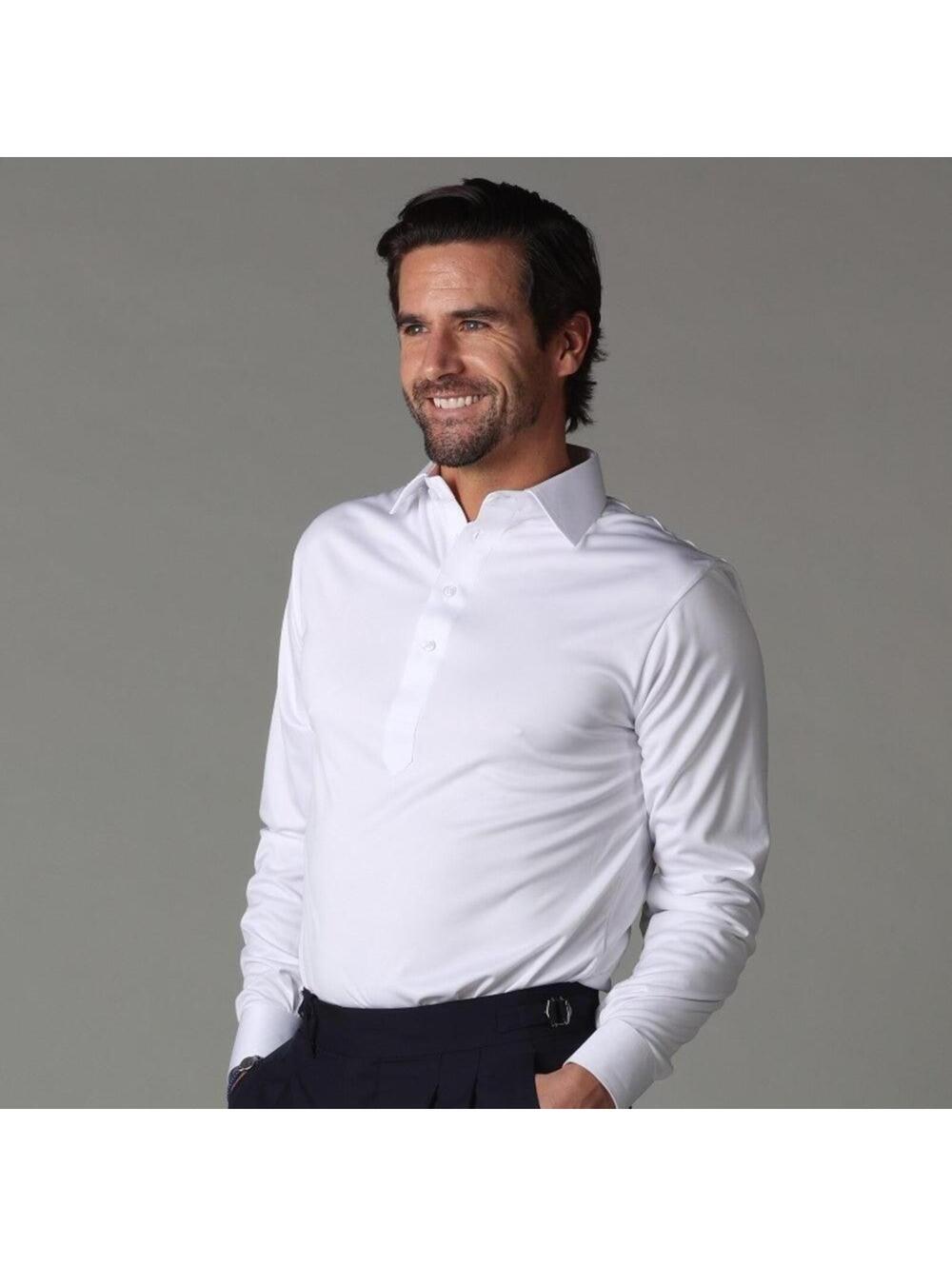 Collars & Co. NWT Semi-Spread Collar Polo Long Sleeve Original Fit - Size Large